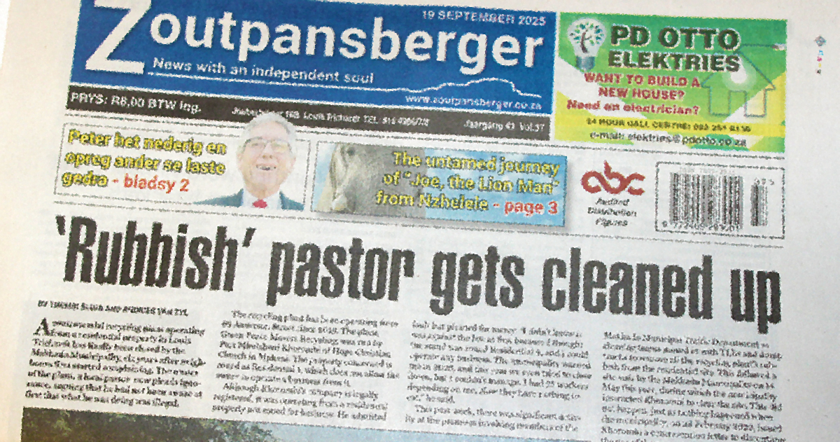 Will the Zoutpansberger succeed in keeping the light shining?
