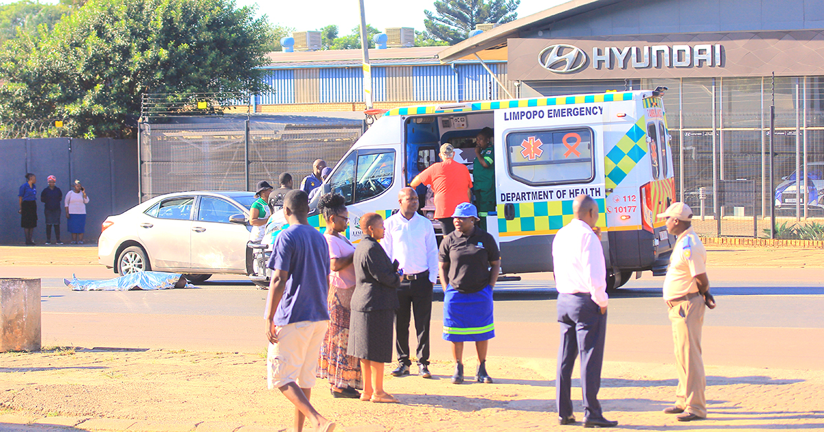 Street closed after municipal worker collapses