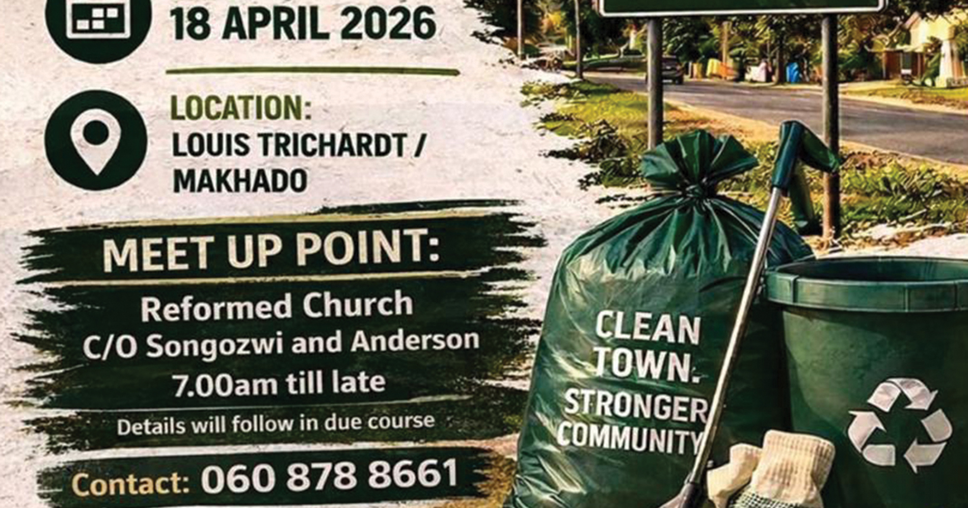 Louis Trichardt residents unite for a cleaner, safer town