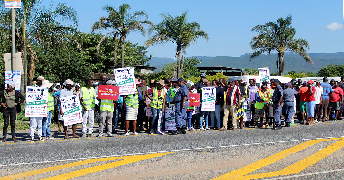 Angry residents demand service delivery