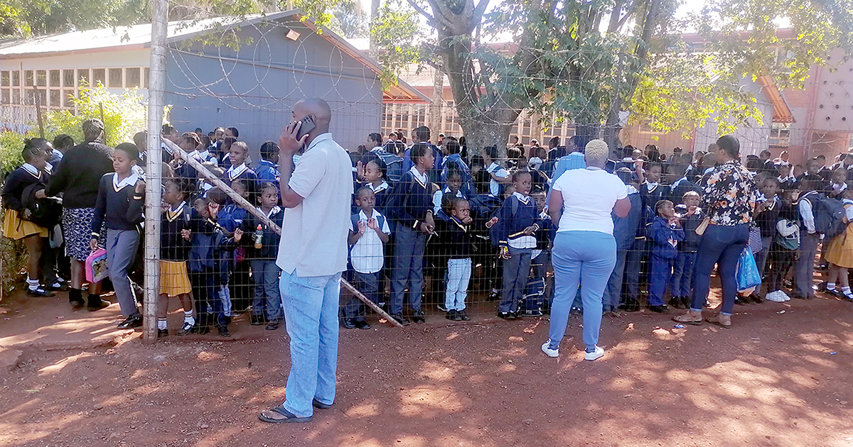 Children sent home while school battles with electricity and water