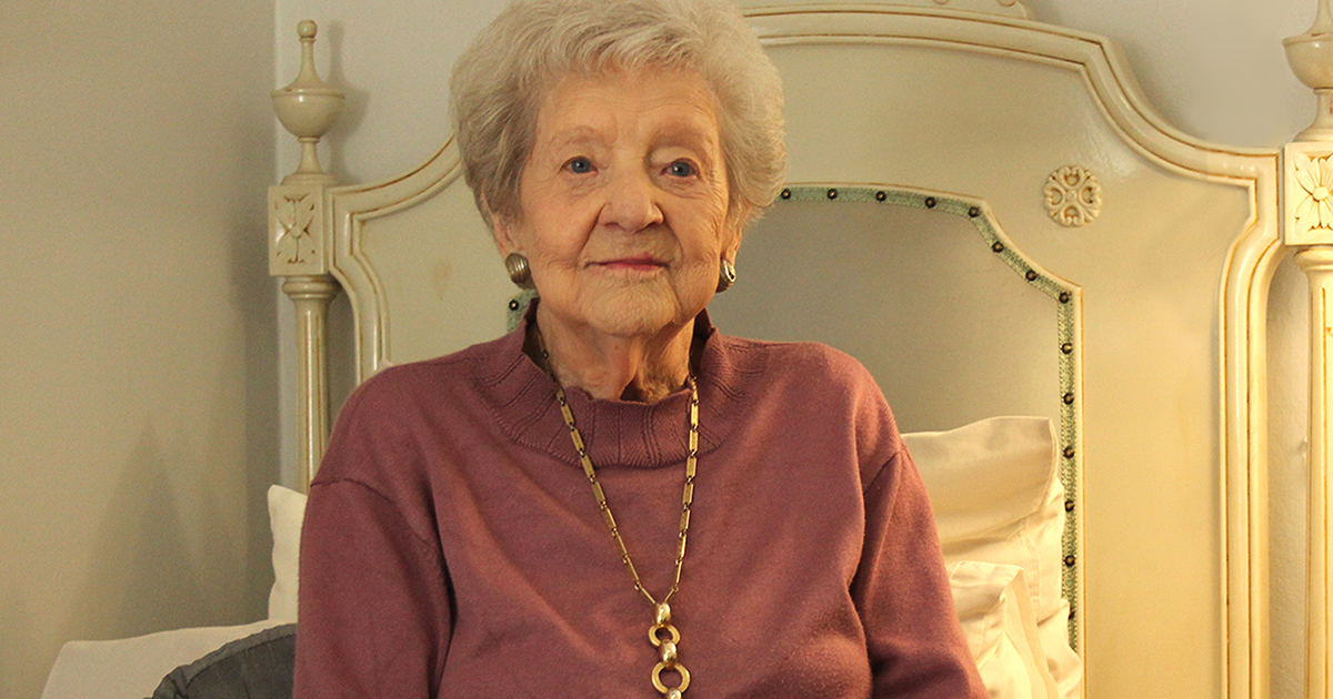 Op 100 is tannie Hettie nog gretig om haar kruisie te trek