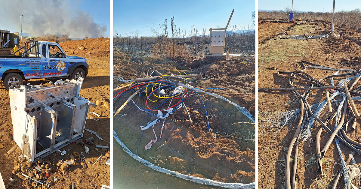 Total destruction of new municipal infrastructure shocking