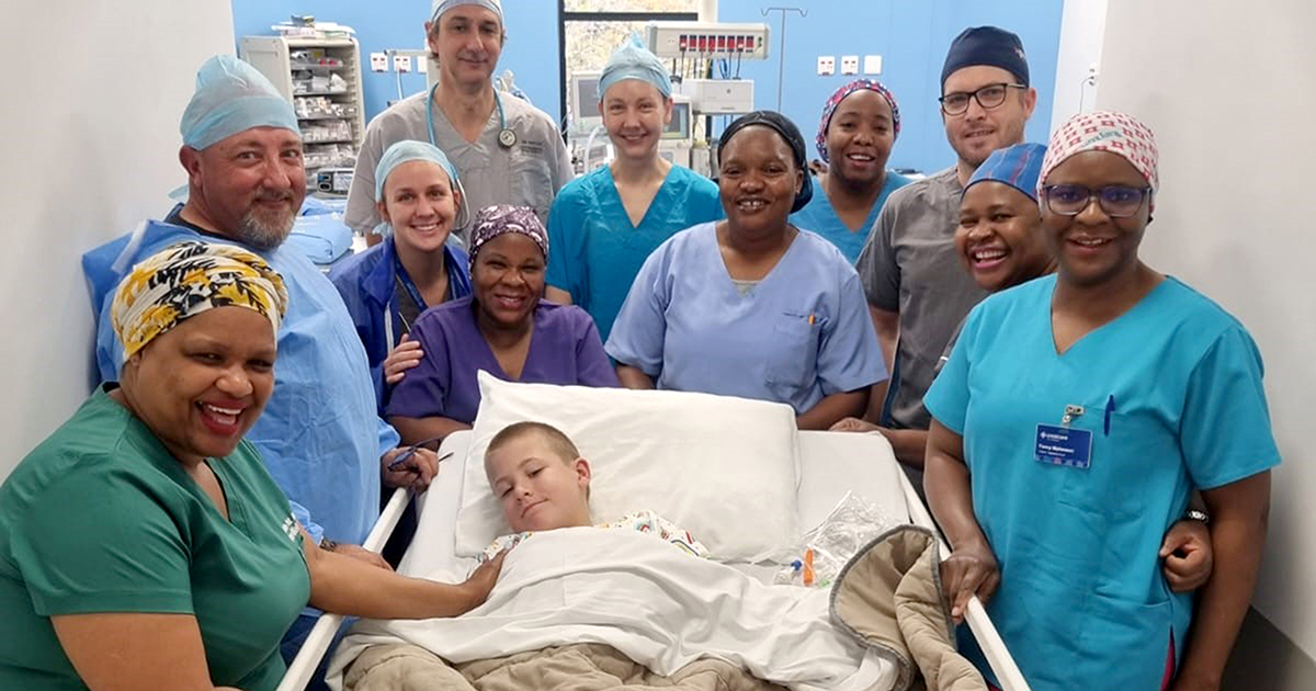 Medical heroes come to the aid of 8-year-old Willem
