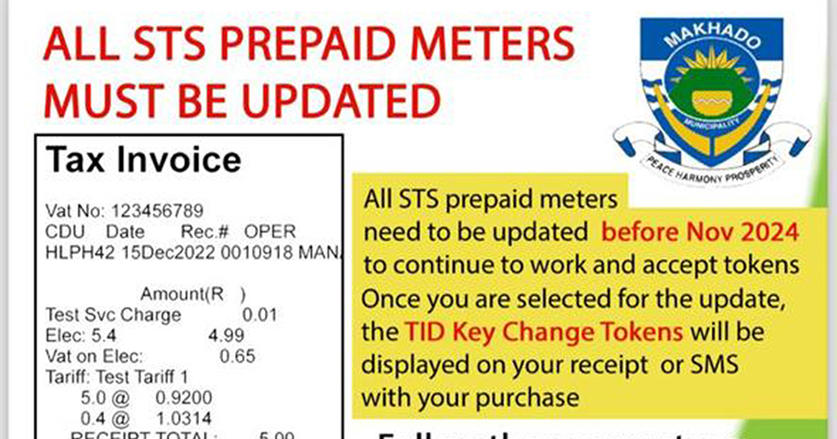 Residents need to check if their prepaid meters are up to date