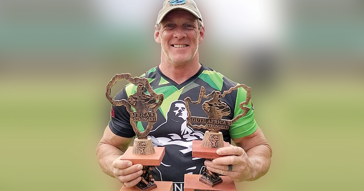 SA- en Afrika-titel vir plaaslike sterkman