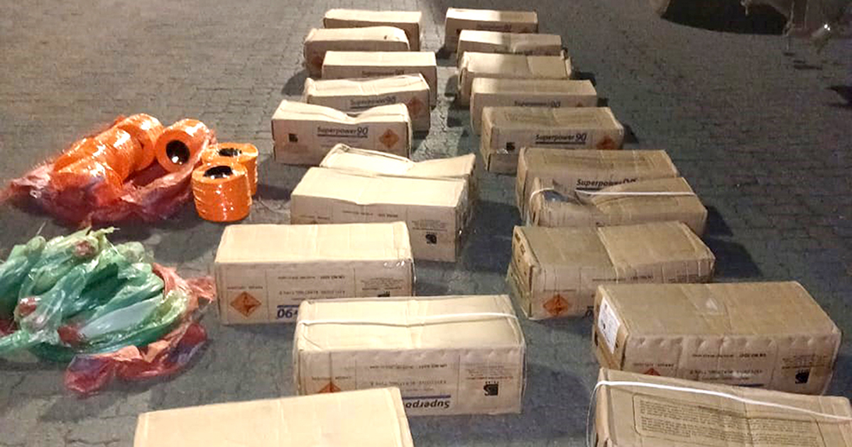Illegal explosives and stolen livestock seized