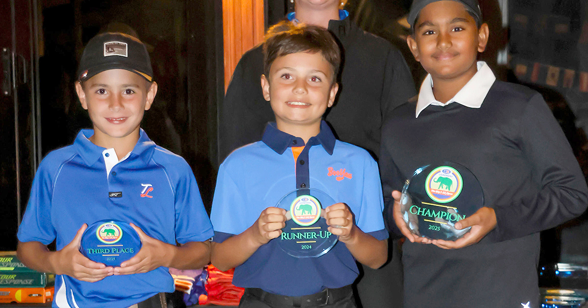 Third place for young Tristan at Big 5 SA Open
