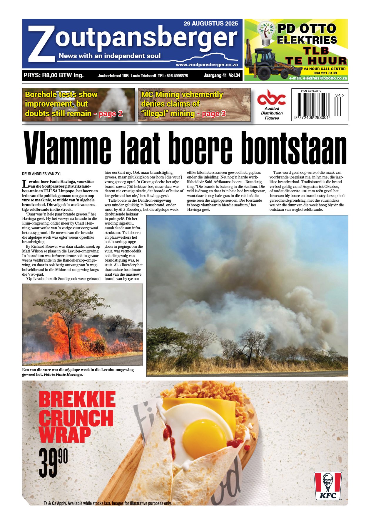 Zoutpansberger 29 Aug 2025
