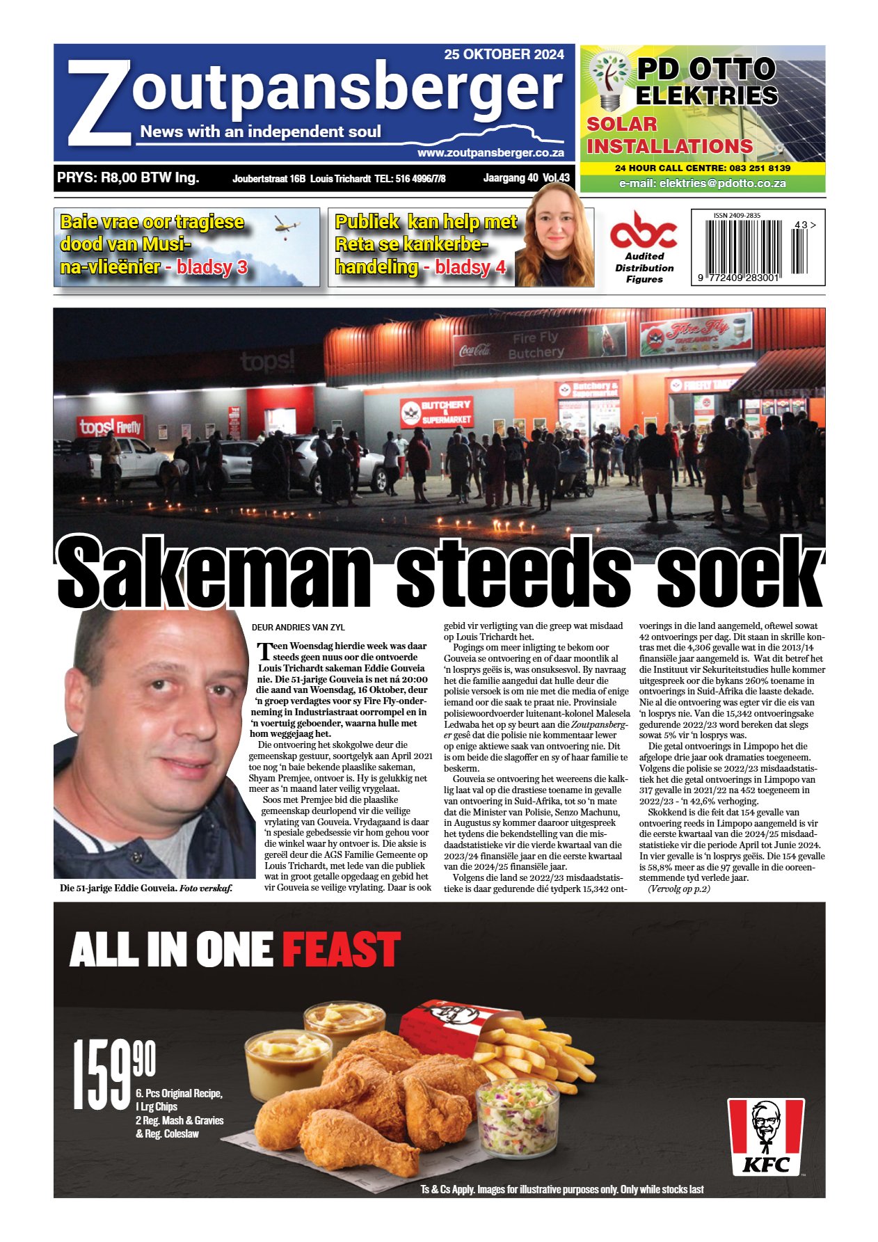 Zoutpansberger 25 Oct 2024