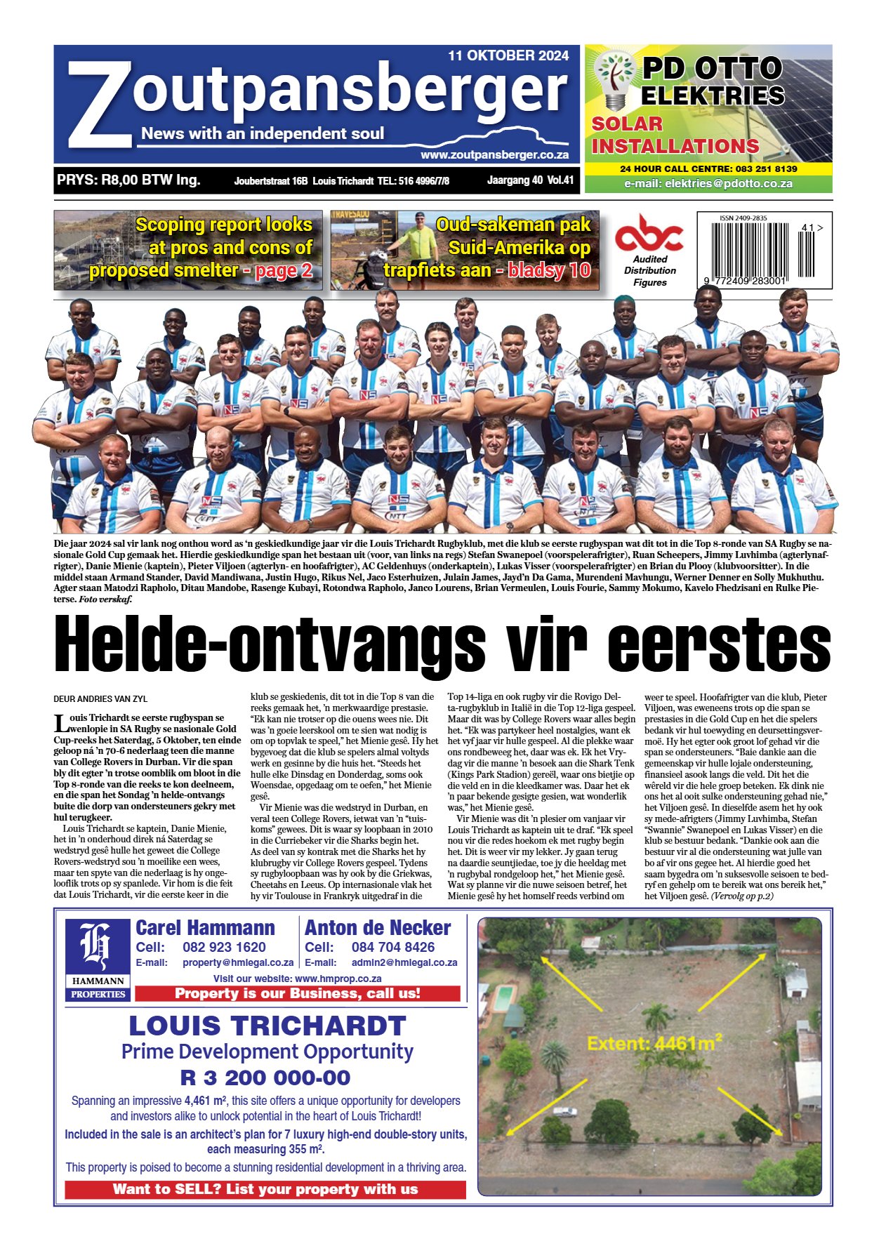 Zoutpansberger 11 Oct 2024