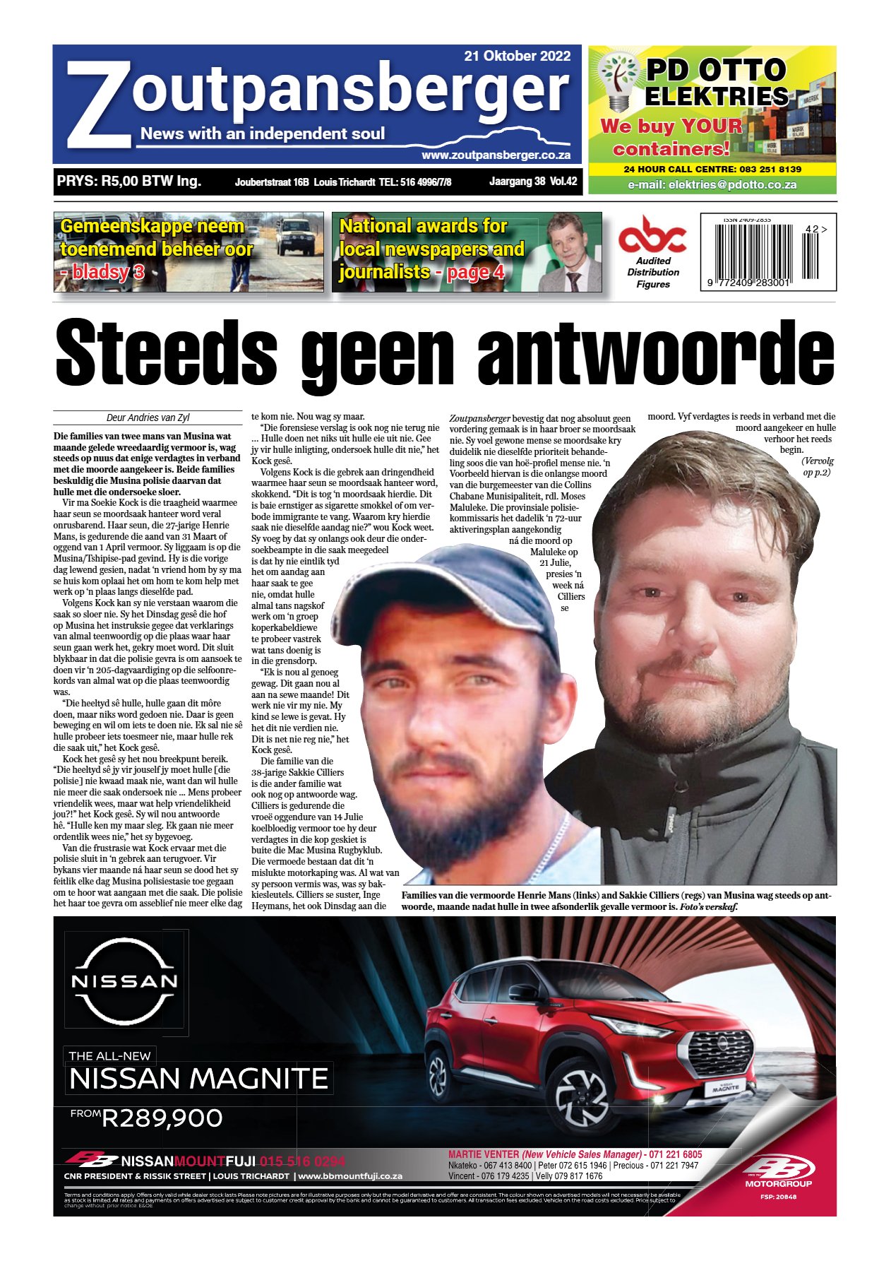 Zoutpansberger 21 Oct 2022