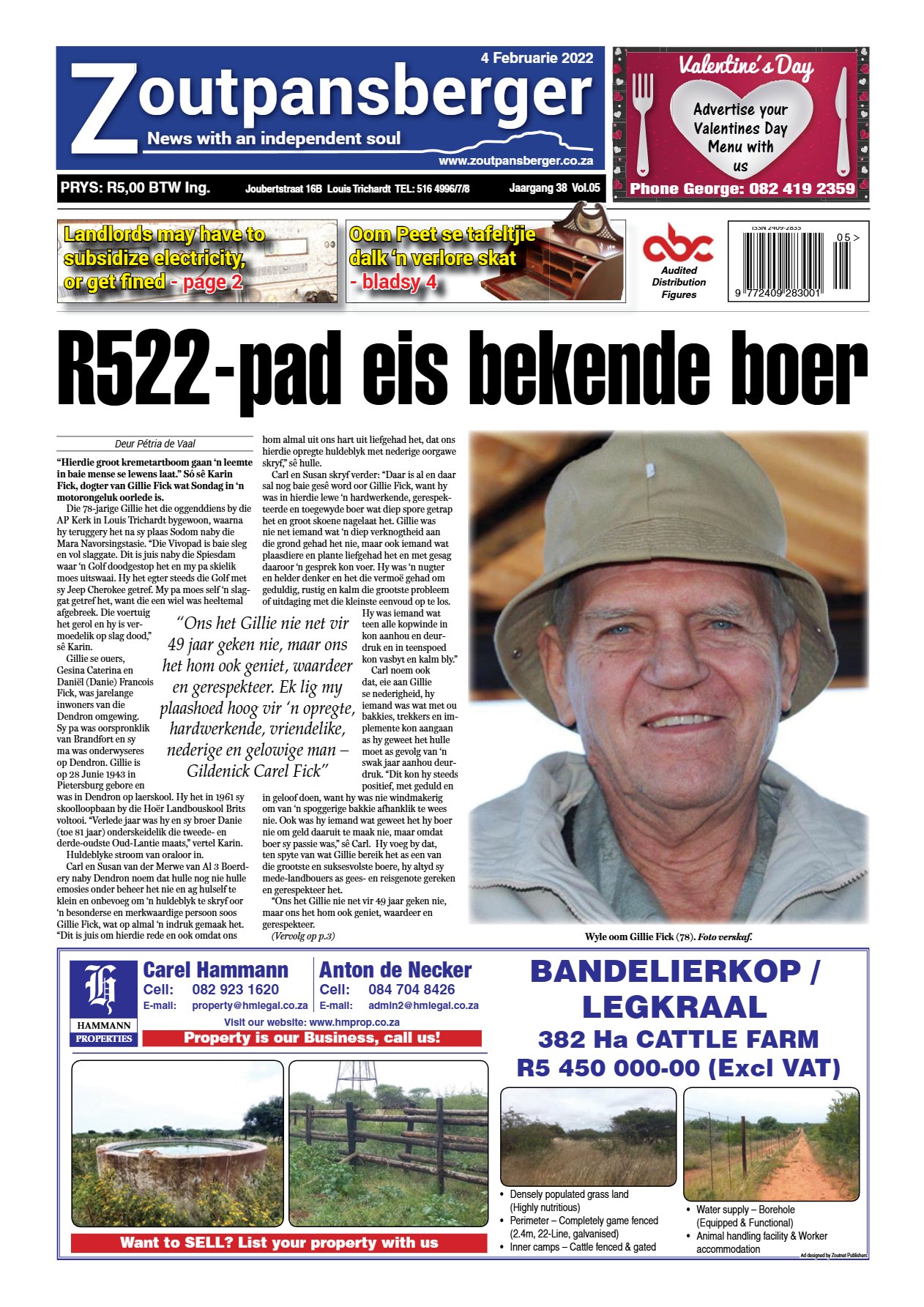 Zoutpansberger 4 Feb 2022