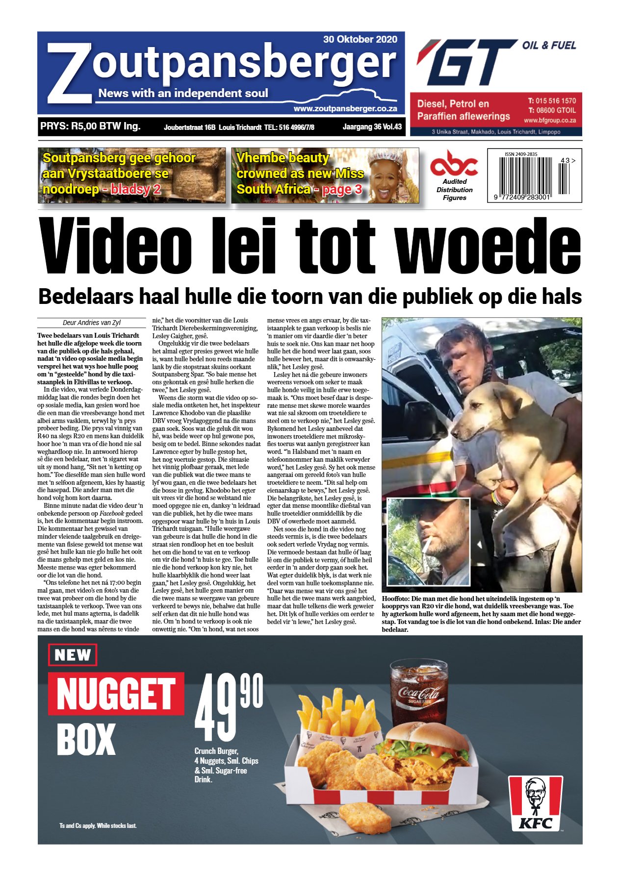 Zoutpansberger 30 Oct 2020