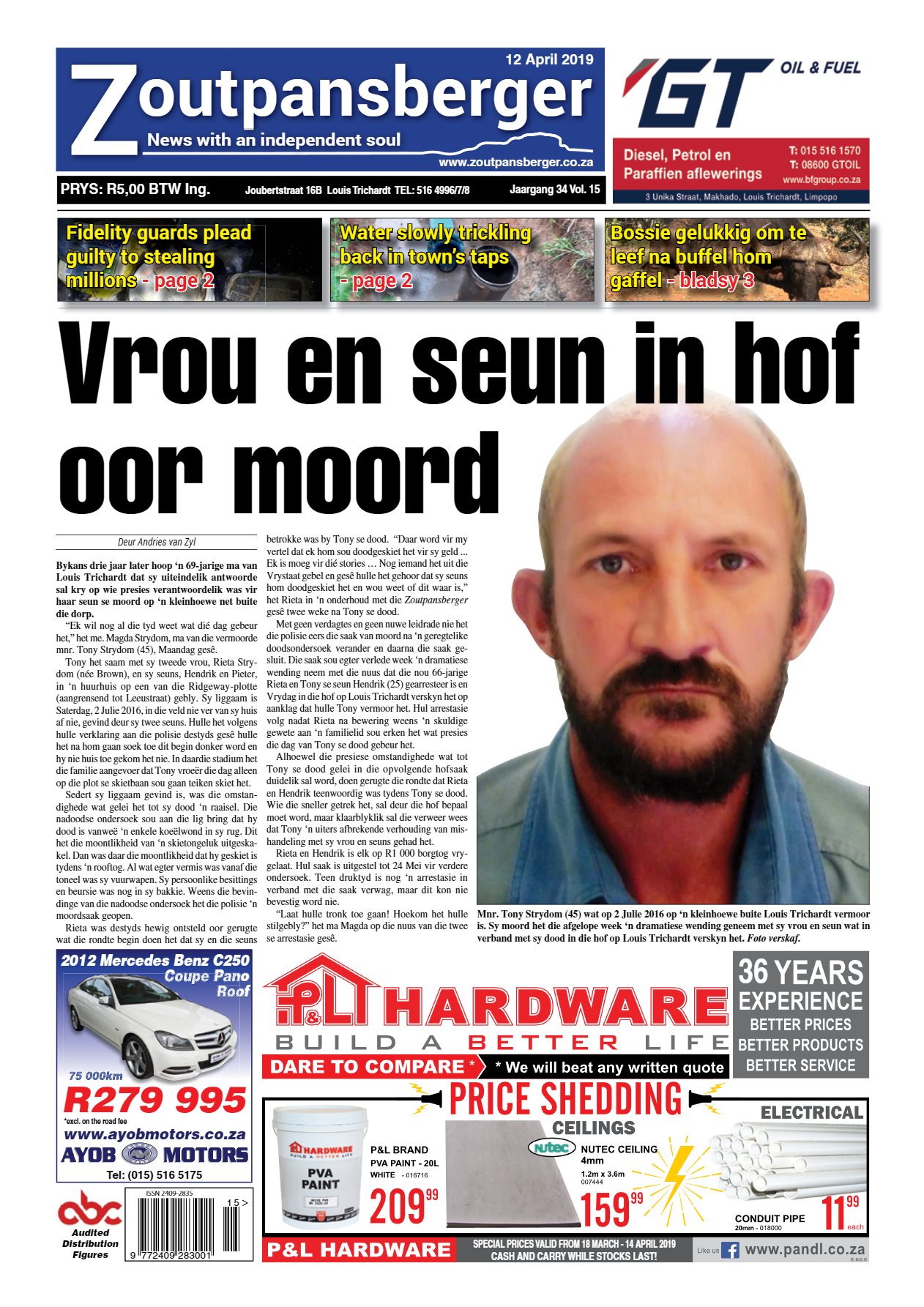 Zoutpansberger 12 April 2019