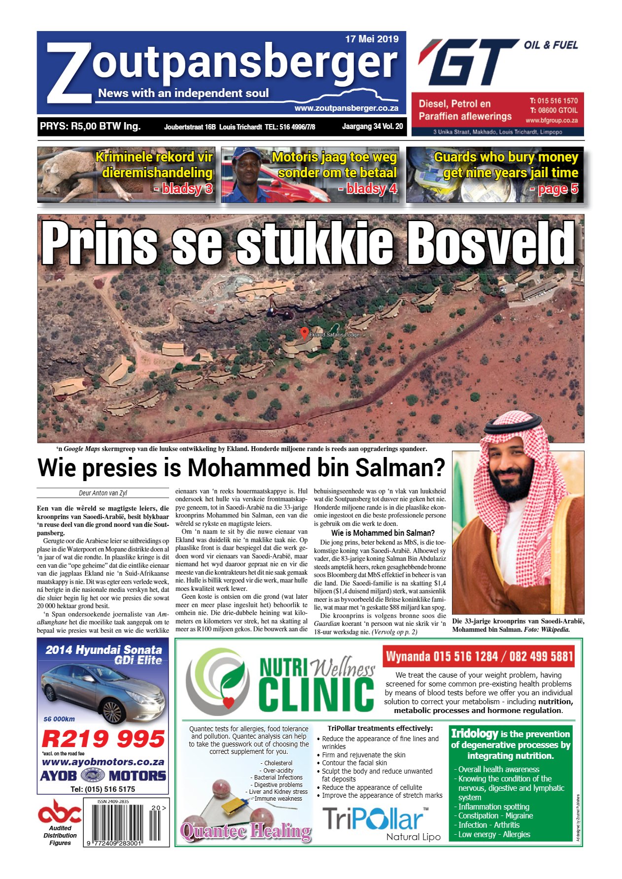 Zoutpansberger 17 May 2019