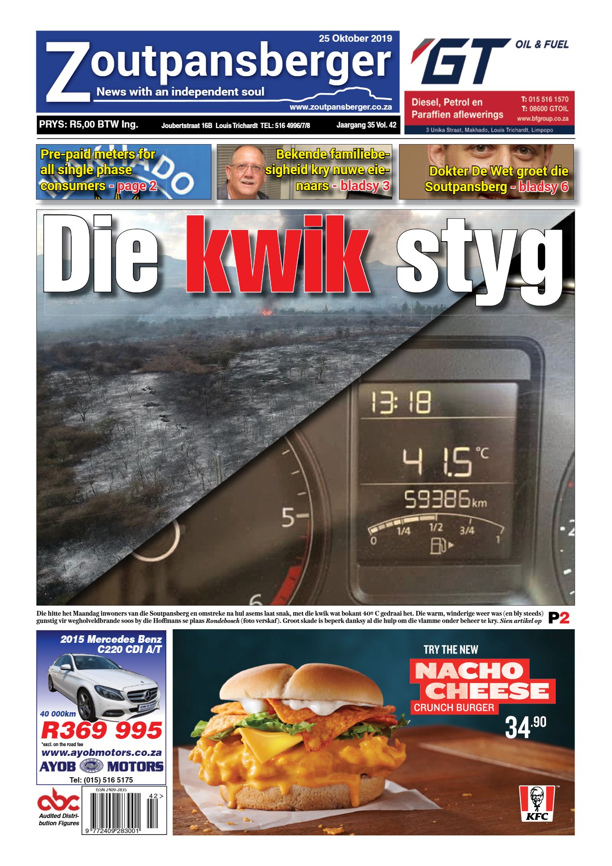 Zoutpansberger 25 Oct 2019