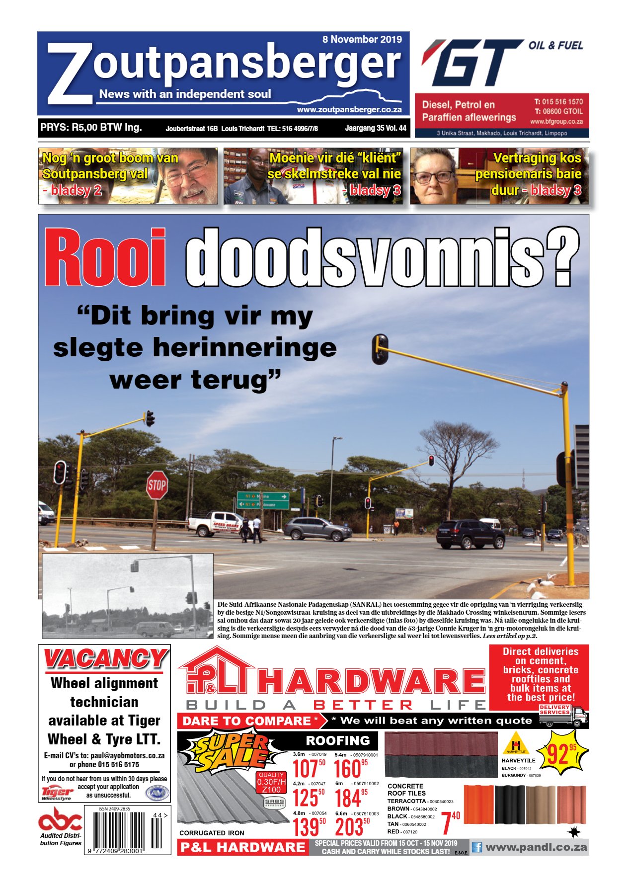 Zoutpansberger 8 Nov 2019