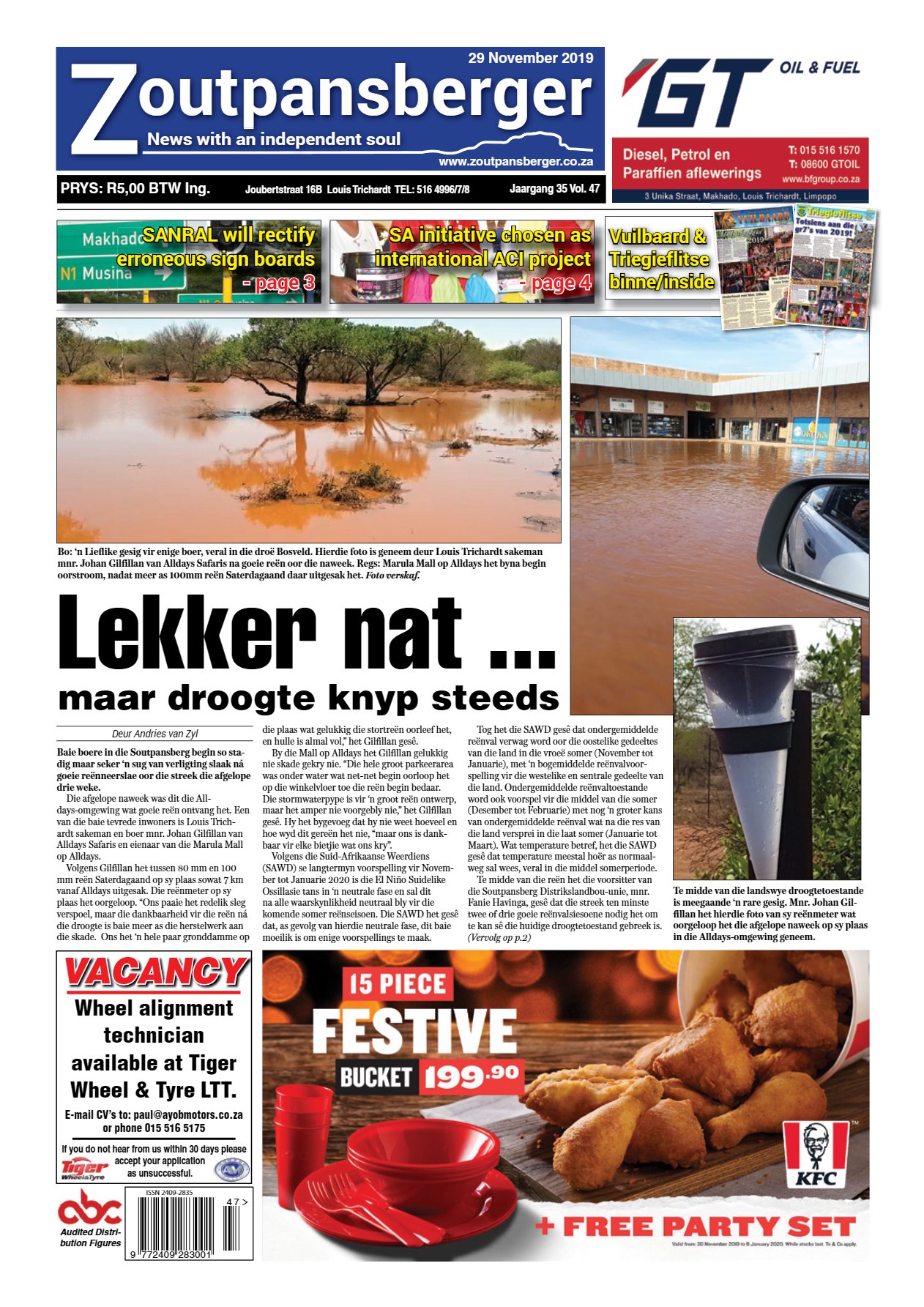 Zoutpansberger 29 Nov 2019