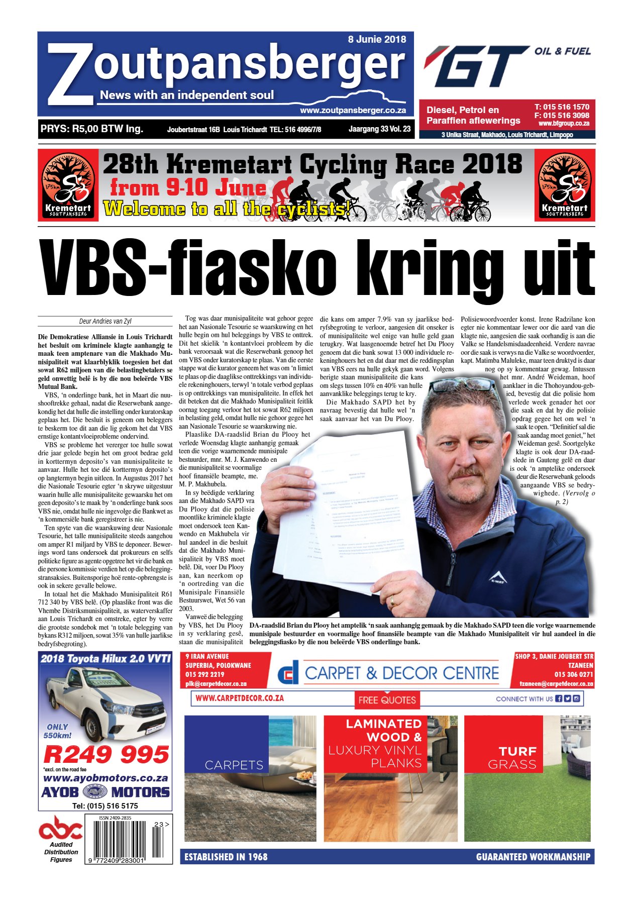 Zoutpansberger 8 June 2018