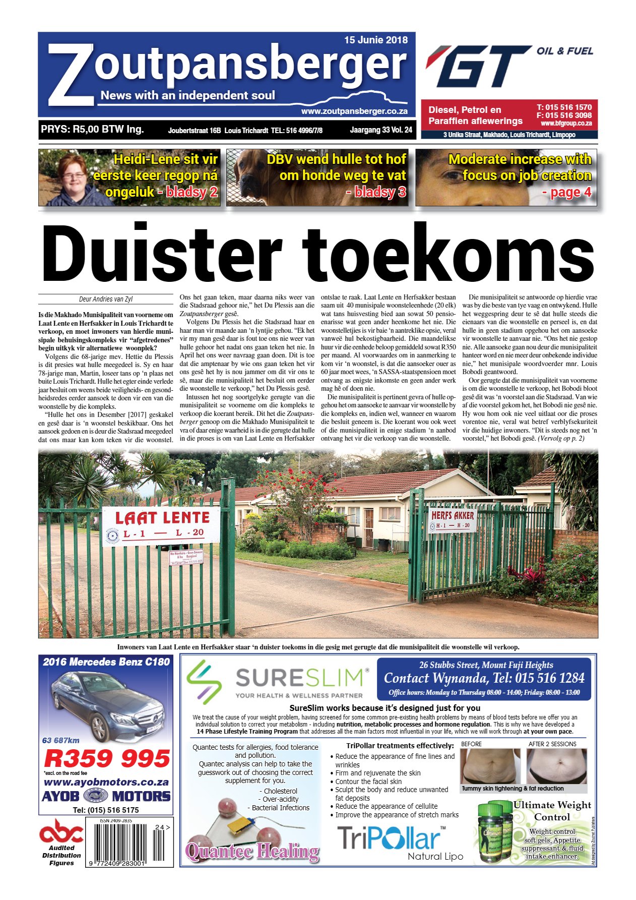 Zoutpansberger 15 June 2018