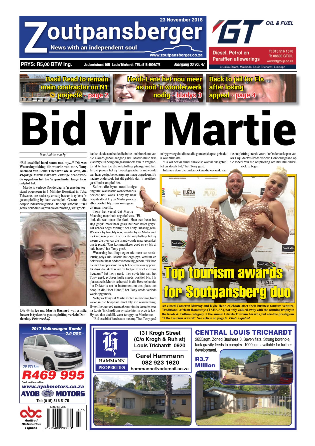 Zoutpansberger 23 Nov 2018