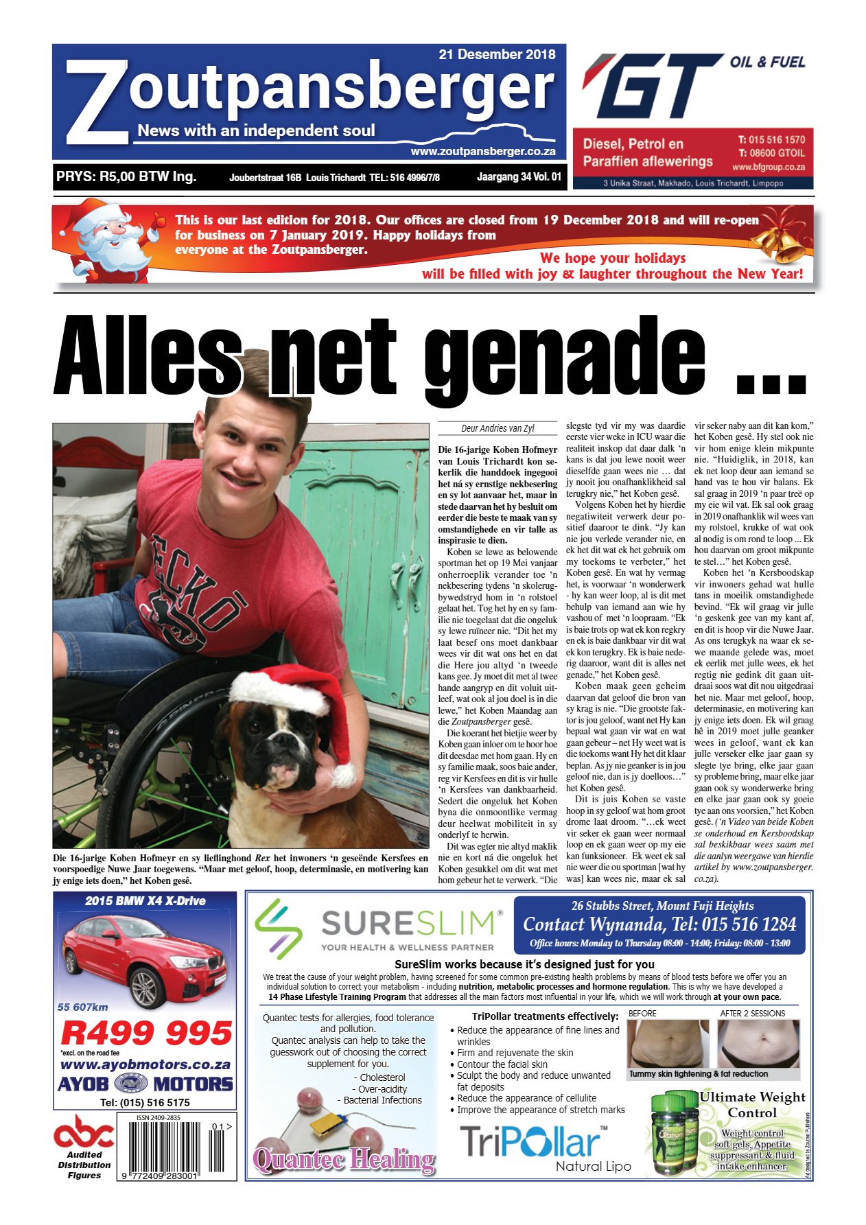 Zoutpansberger 21 Dec 2018