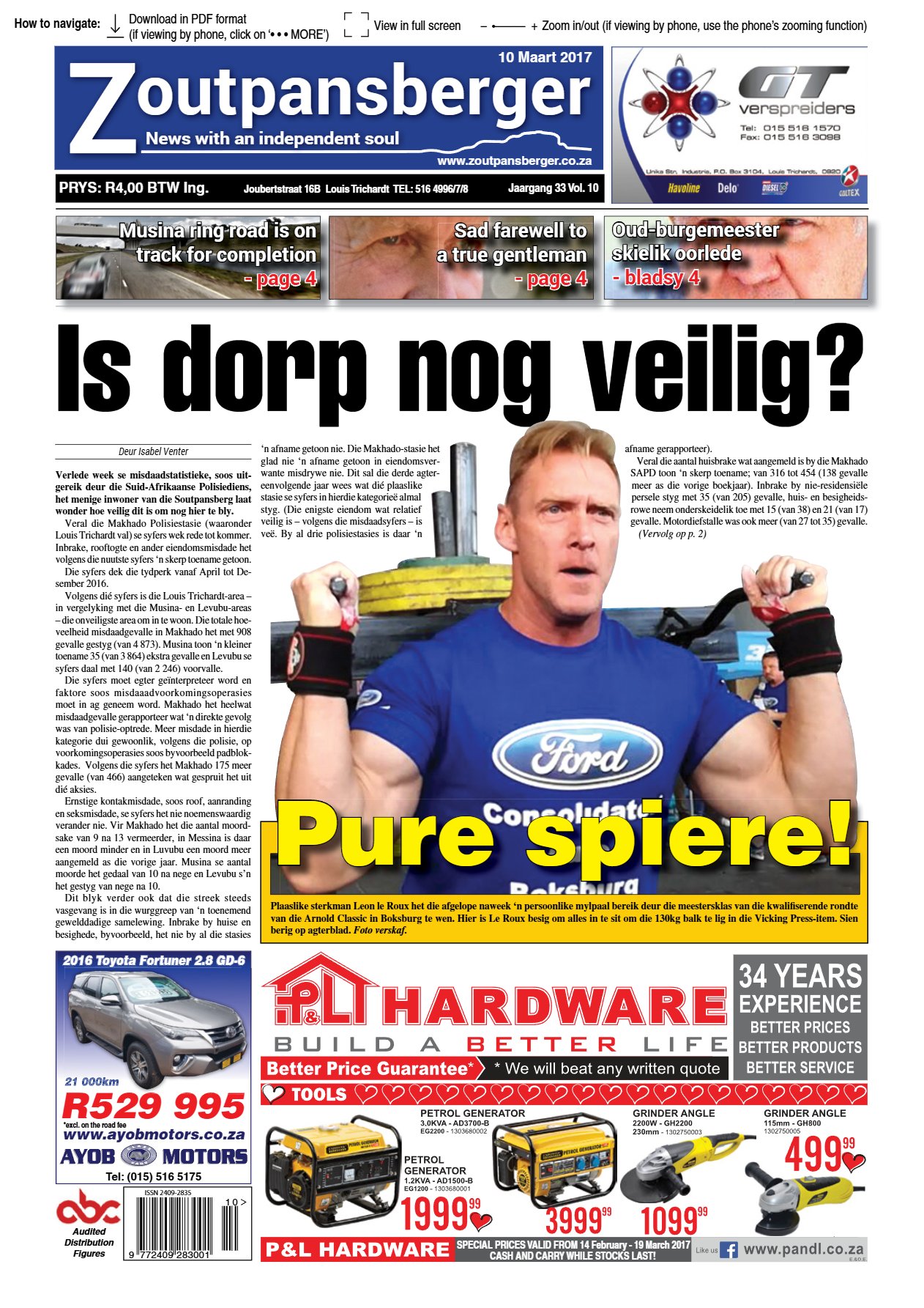Zoutpansberger 10 March 2017