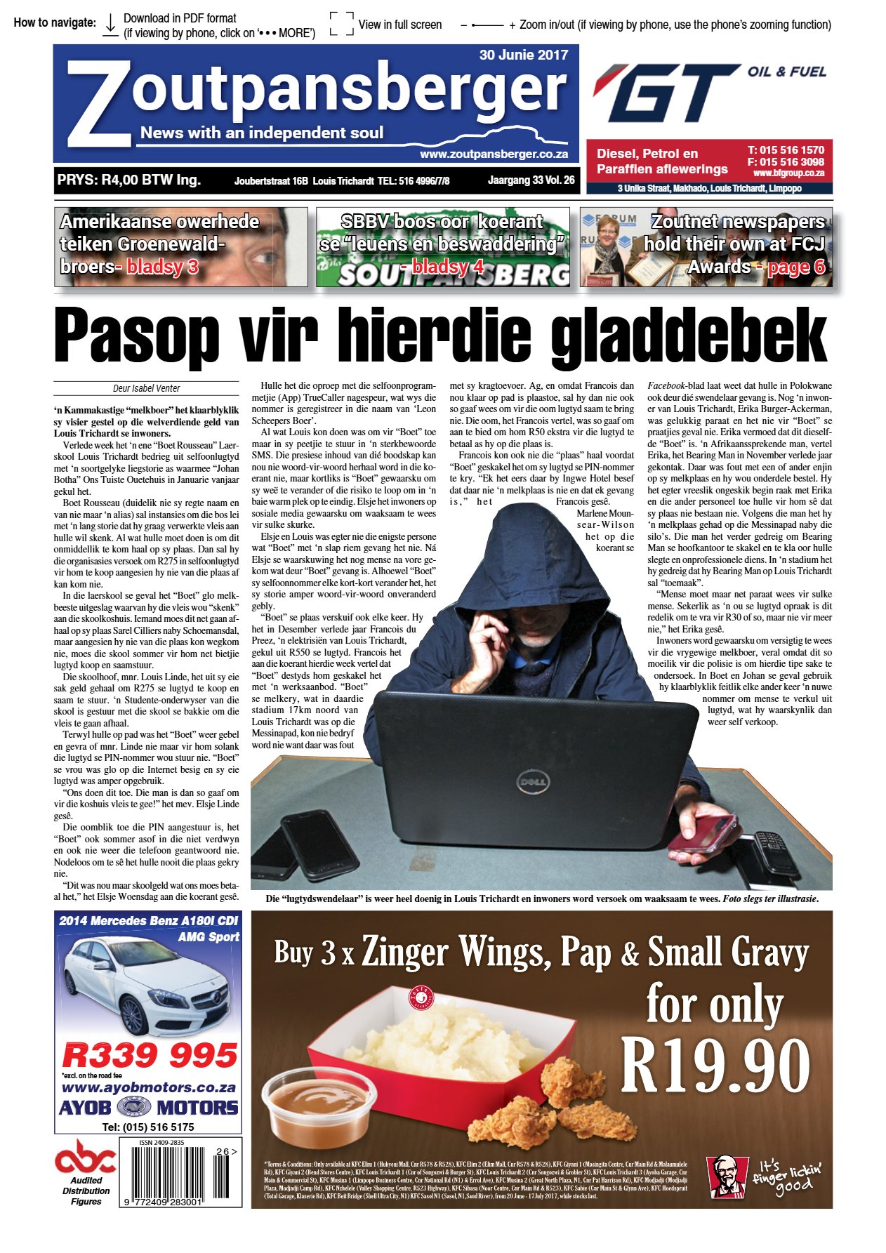 Zoutpansberger 30 June 2017