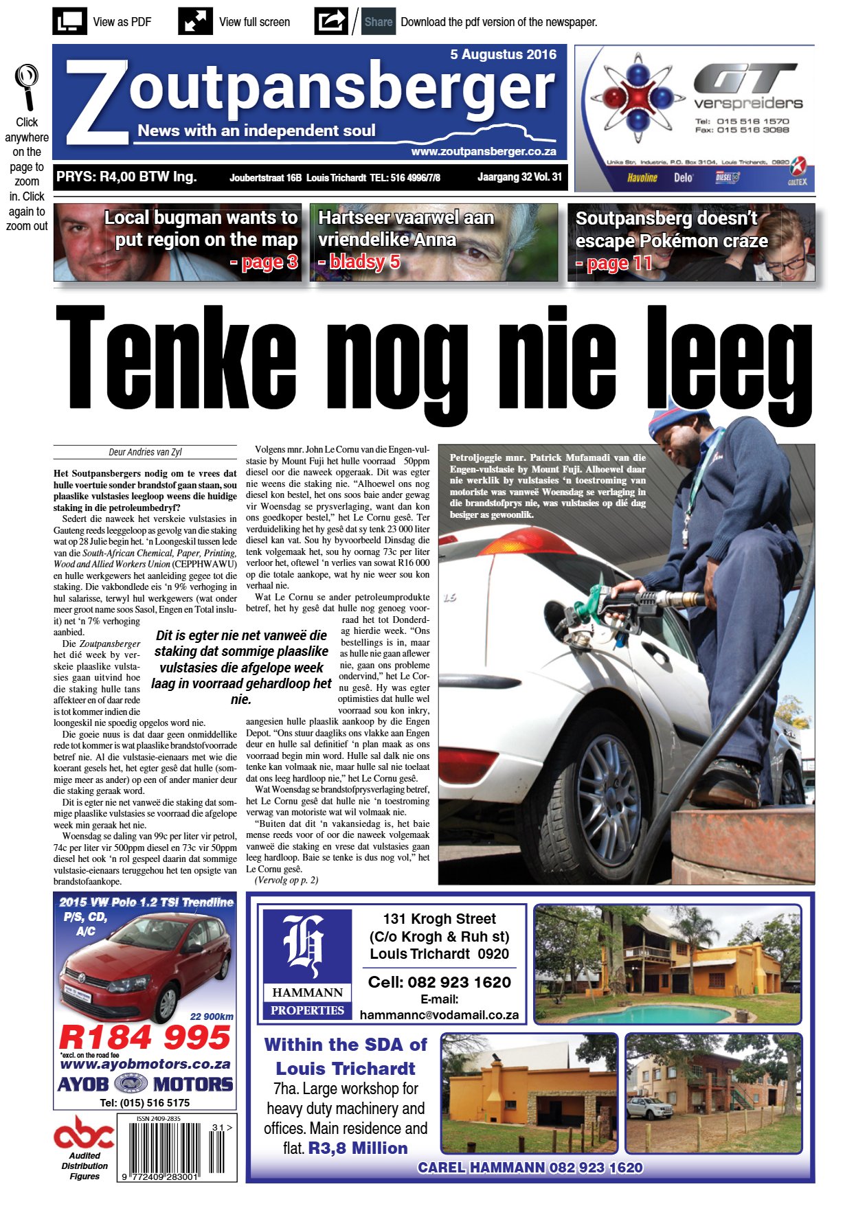 Zoutpansberger 5 Aug 2016