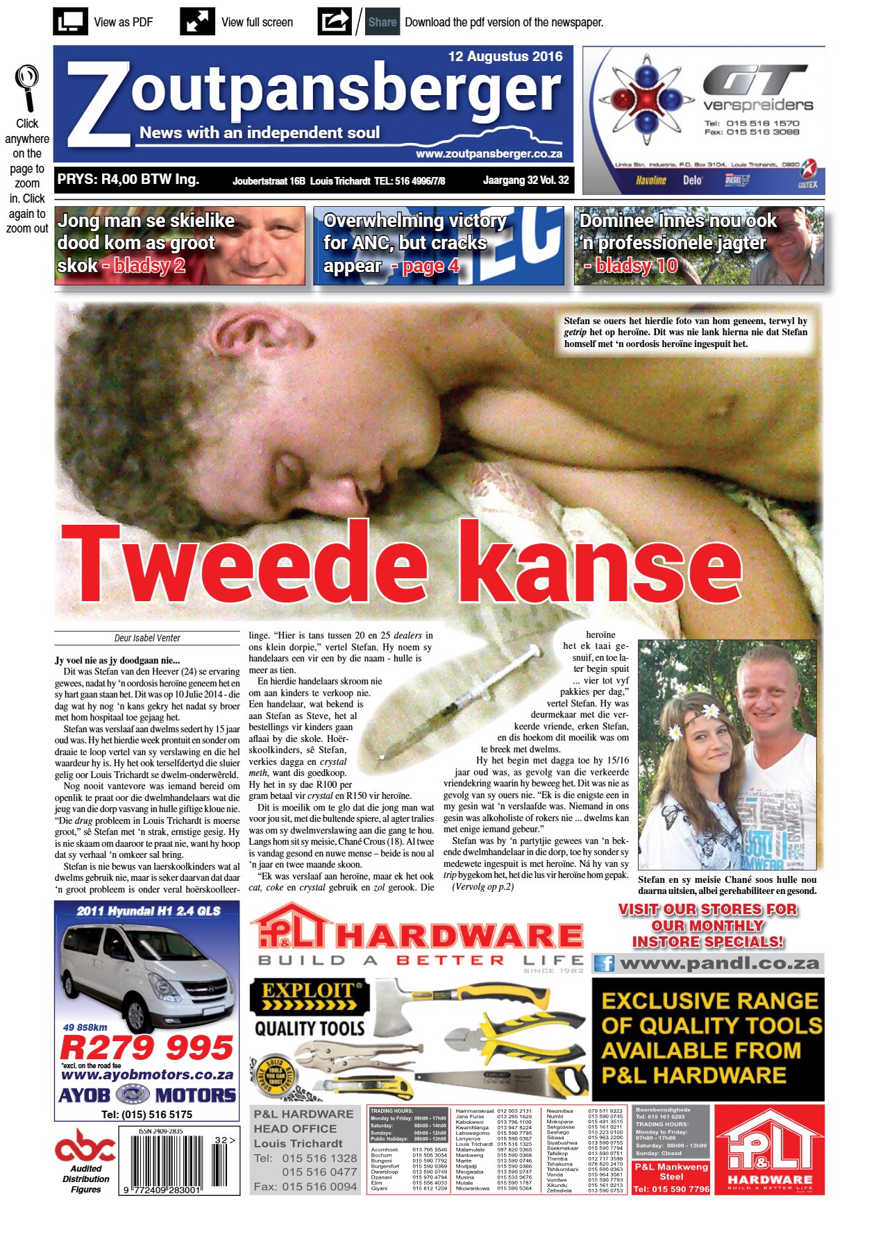 Zoutpansberger 12 Aug 2016
