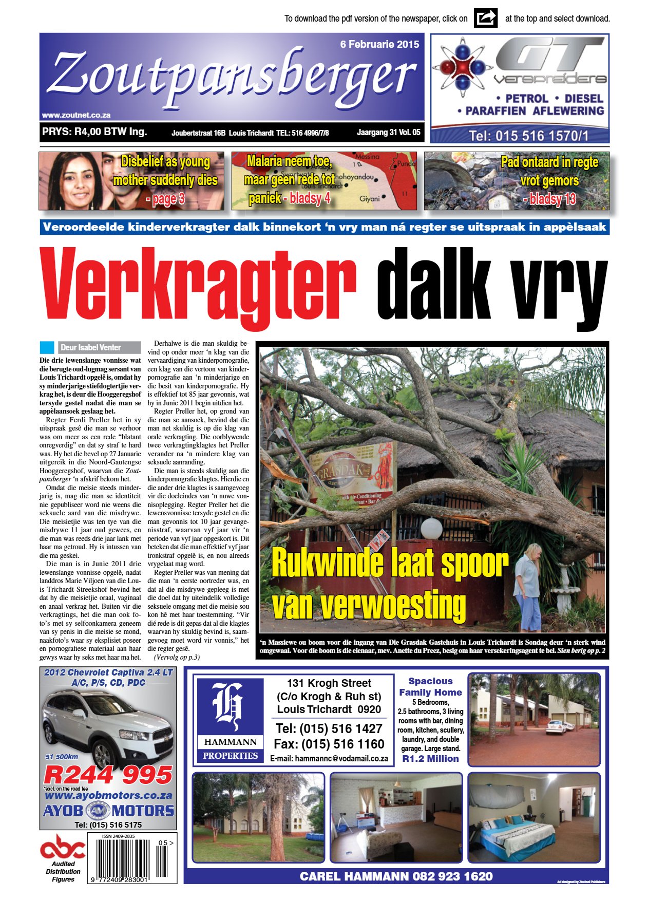 Zoutpansberger 6 Feb 2015