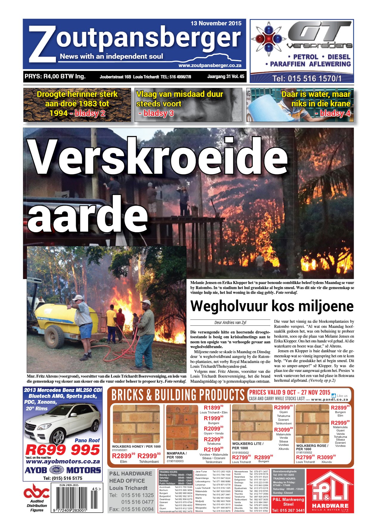 Zoutpansberger 13 Nov 2015