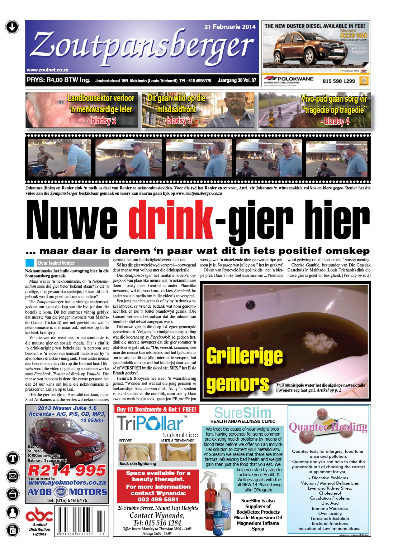 Zoutpansberger 21 Feb 2014