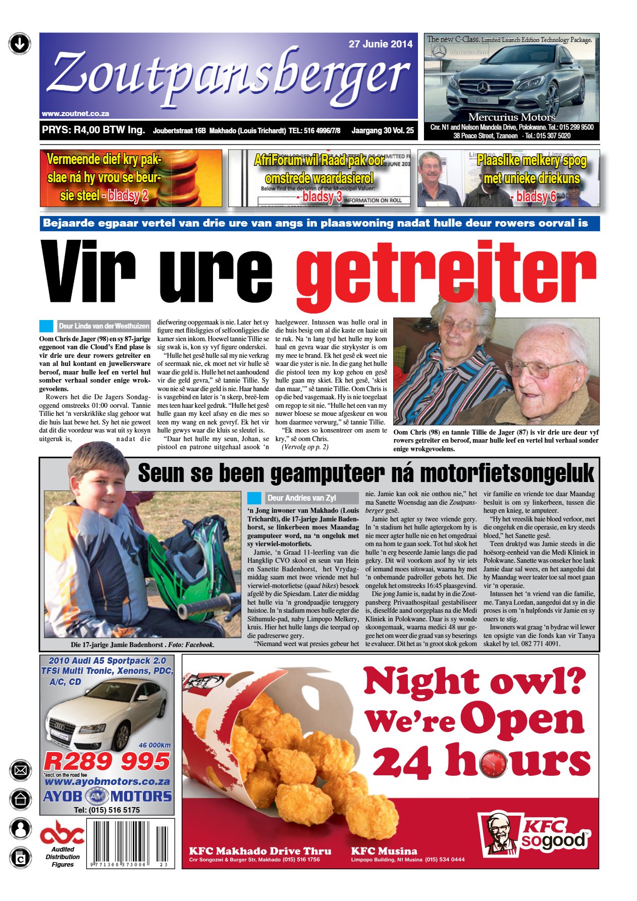 Zoutpansberger 27 June 2014