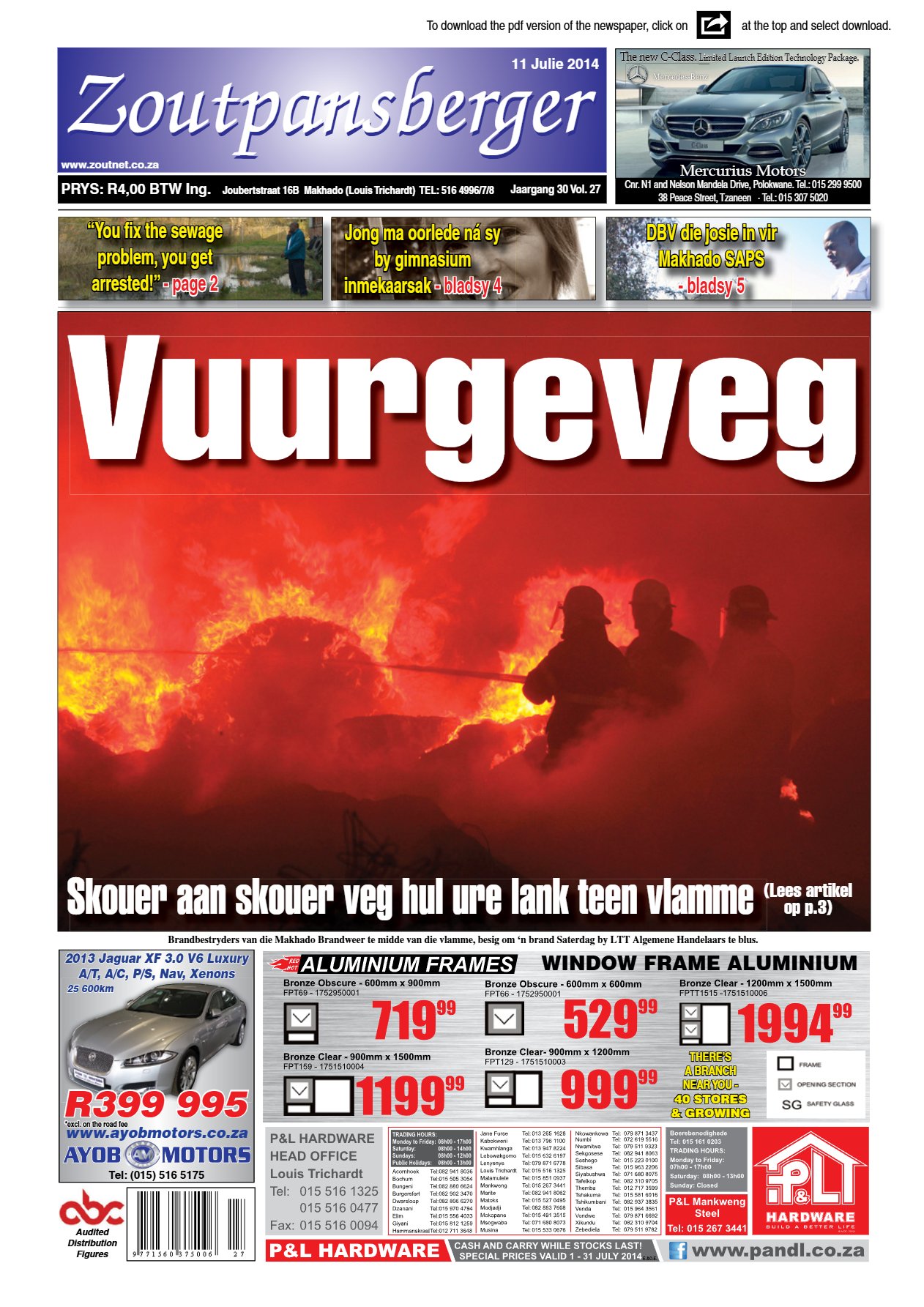 Zoutpansberger 11 July 2014