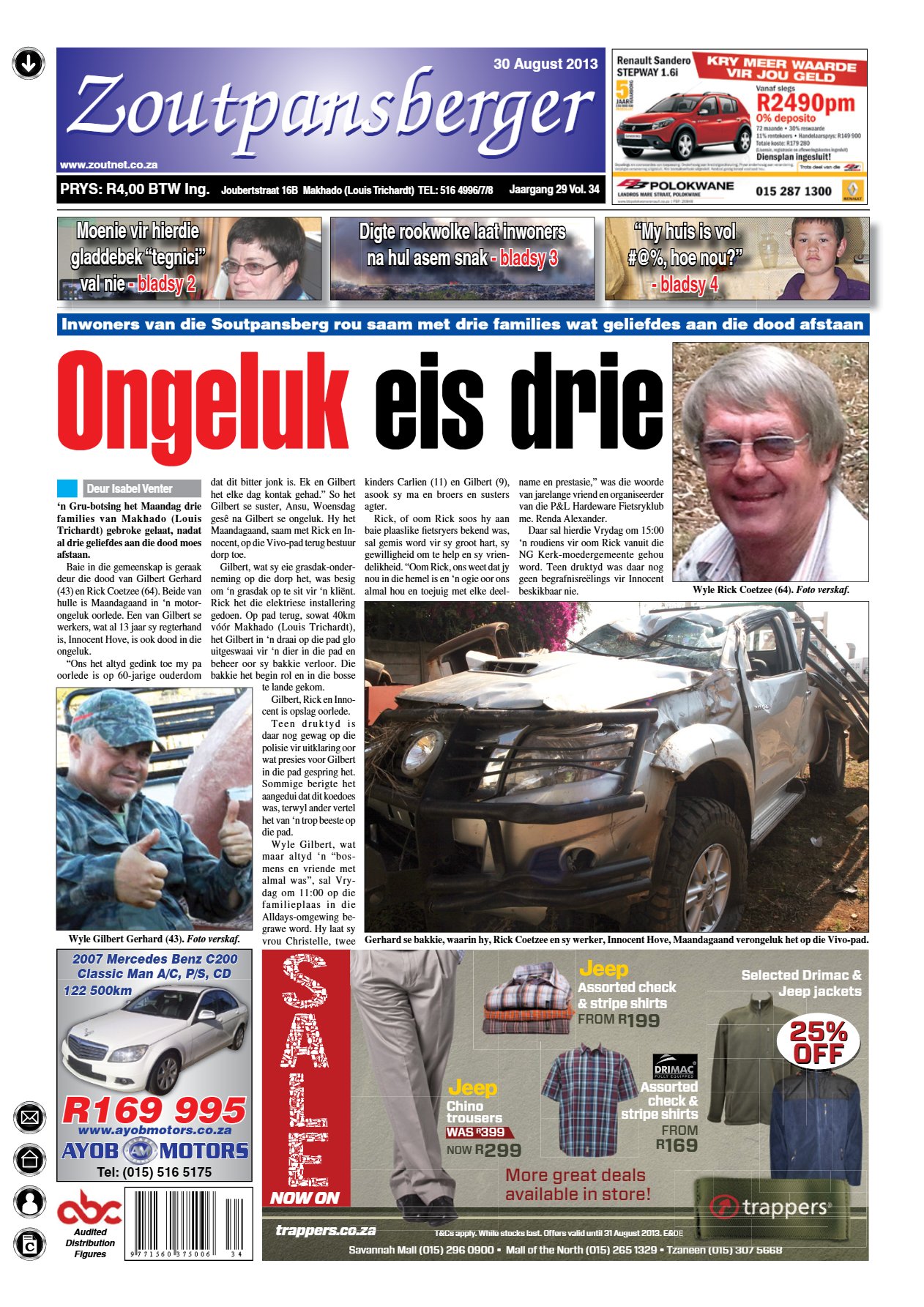 Zoutpansberger 30 Aug 2013