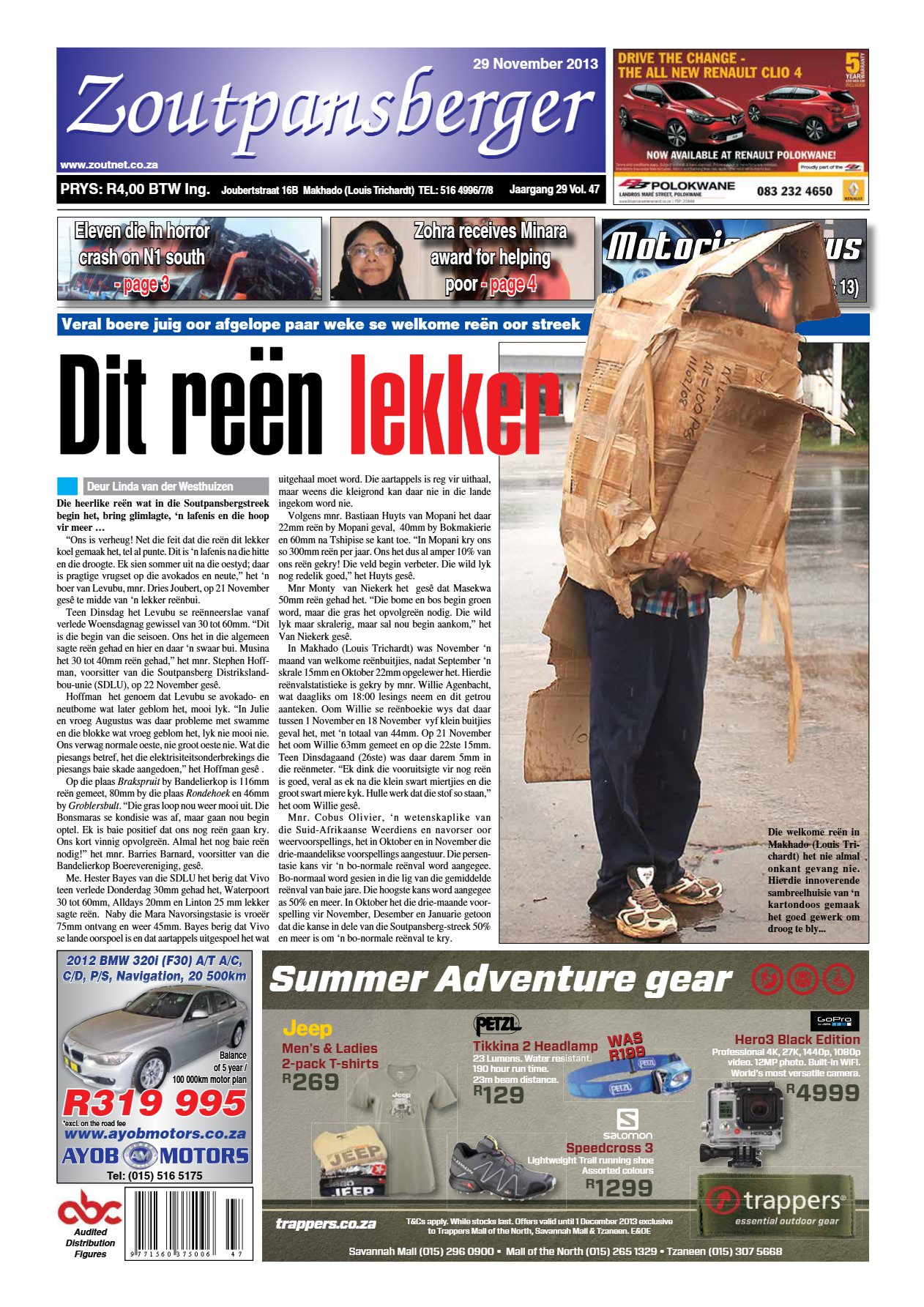 Zoutpansberger 29 Nov 2013