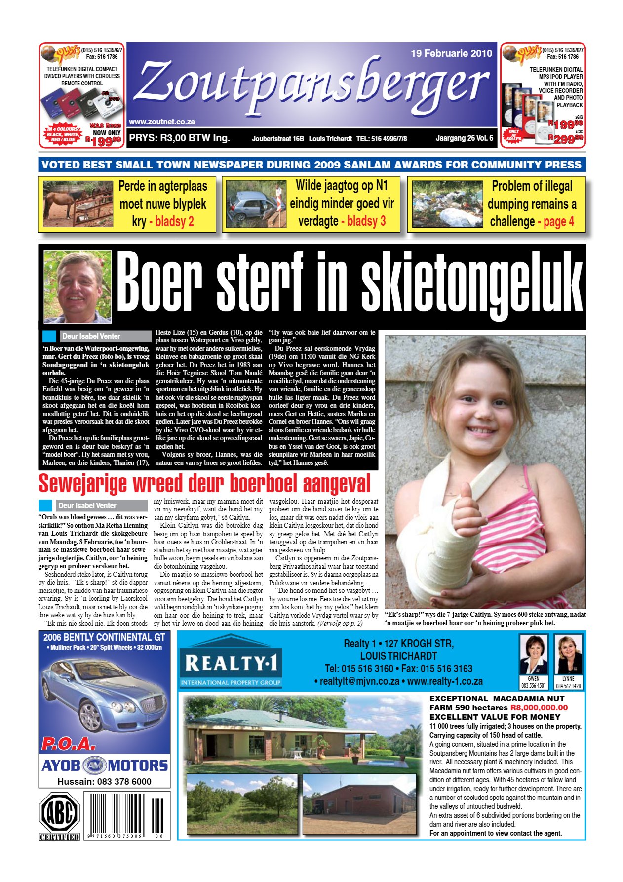 Zoutpansberger 19 Feb 2010