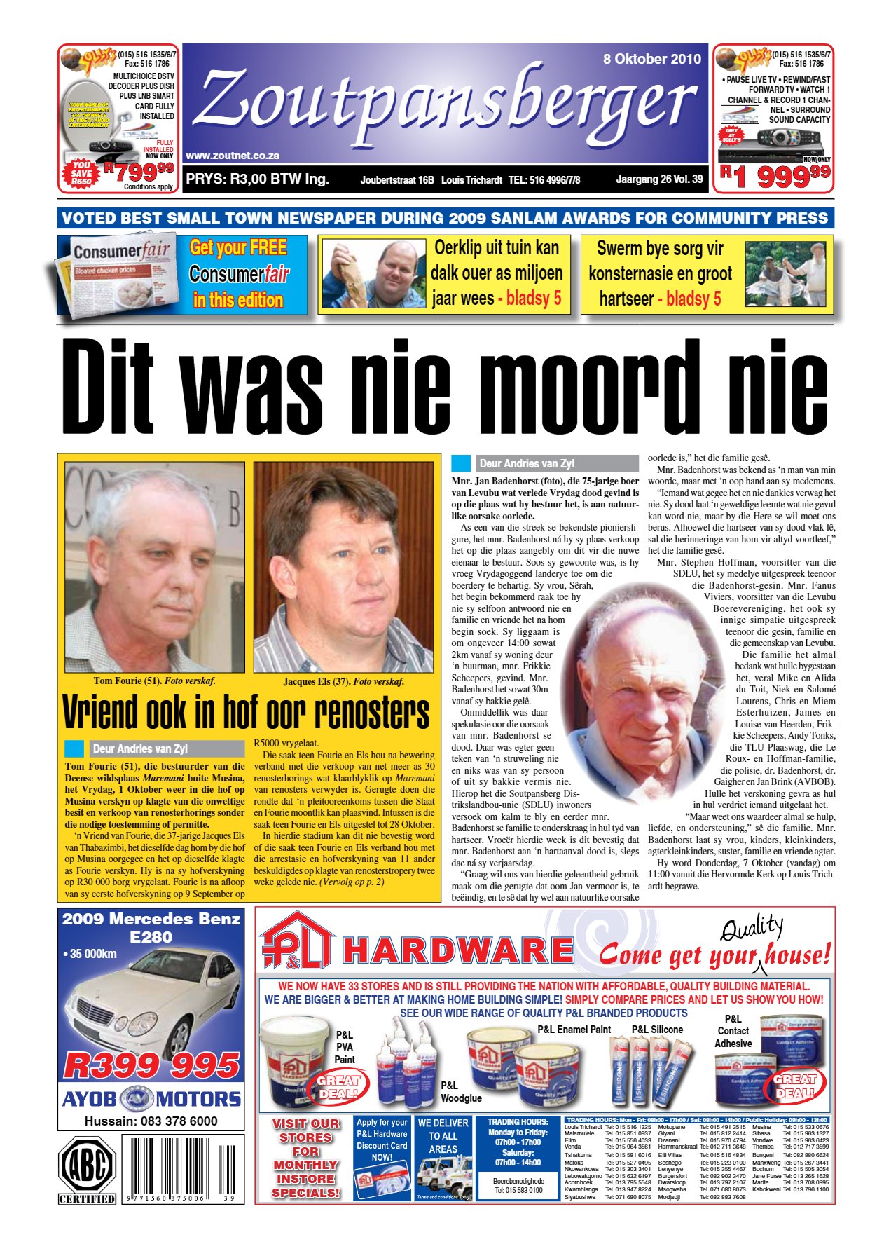 Zoutpansberger 8 Oct 2010