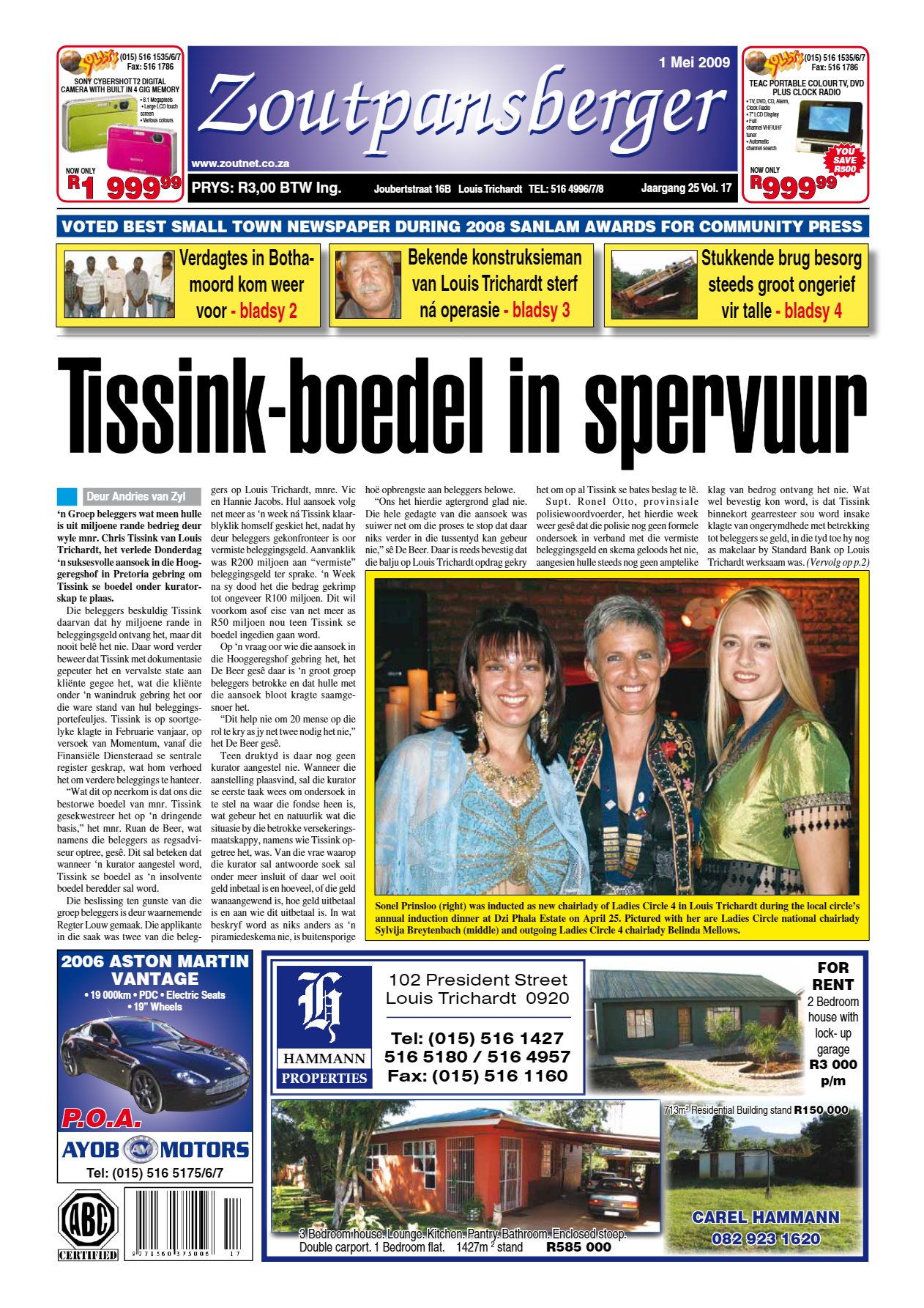 Zoutpansberger 1 May 2009