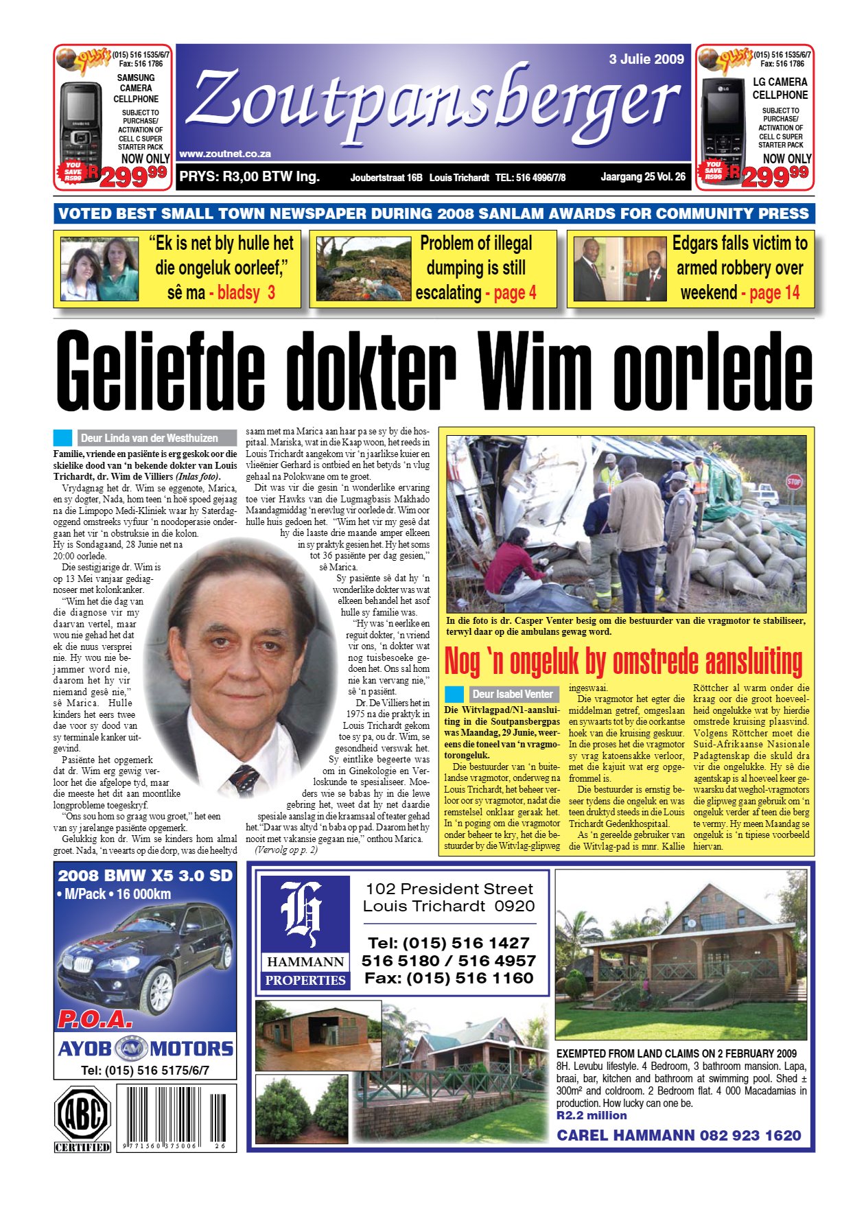 Zoutpansberger 3 July 2009