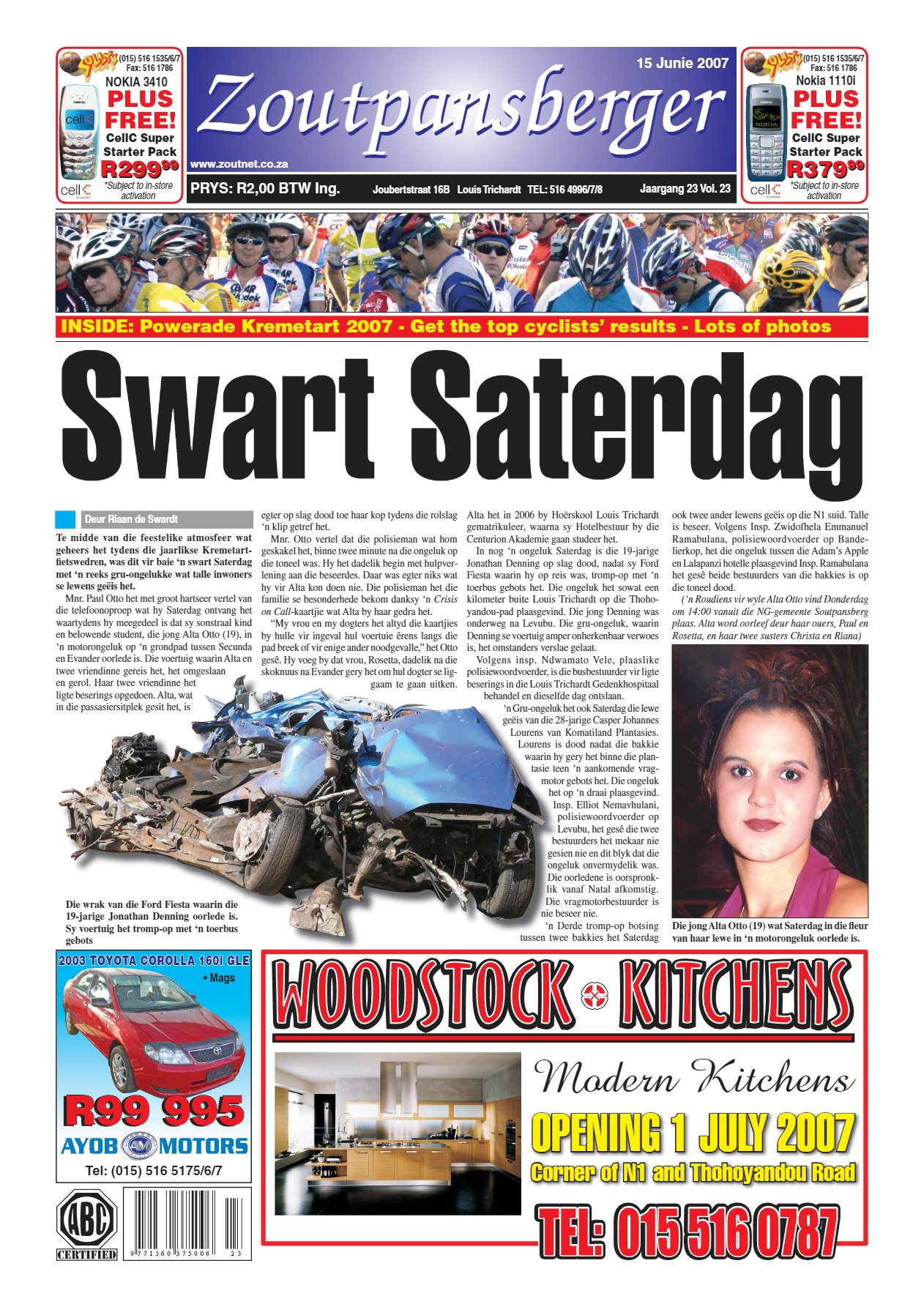 Zoutpansberger 15 June 2007