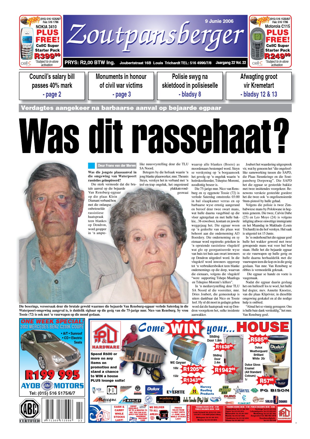 Zoutpansberger 9 June 2006