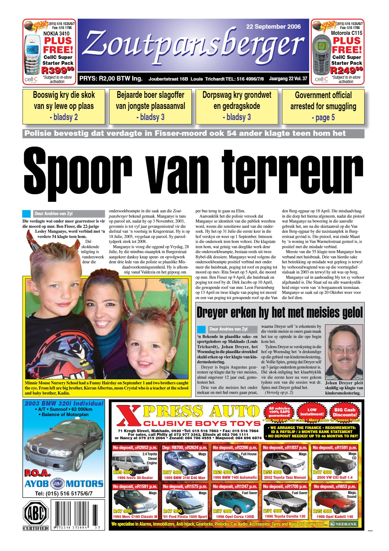 Zoutpansberger 22 Sept 2006