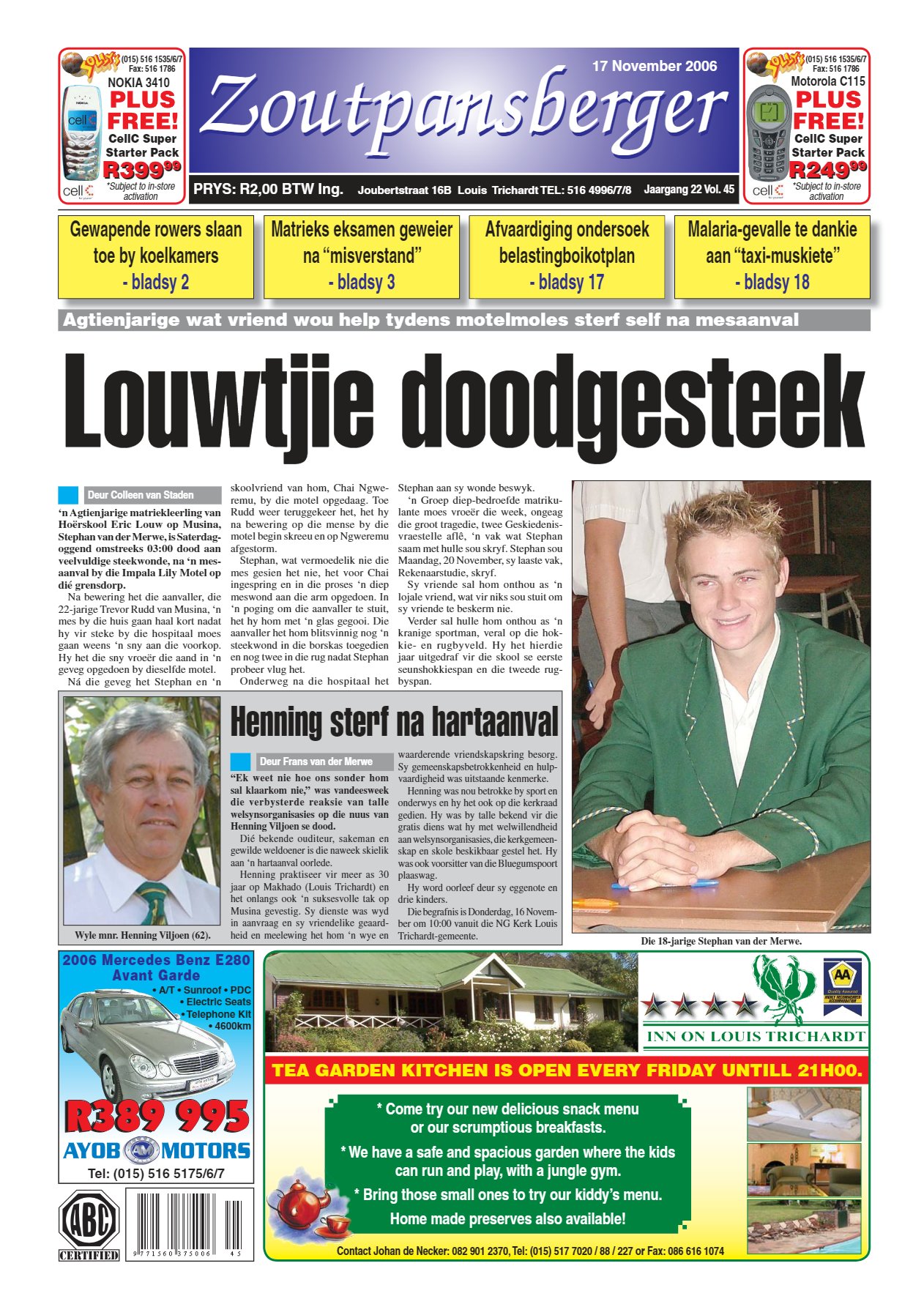 Zoutpansberger 17 Nov 2006