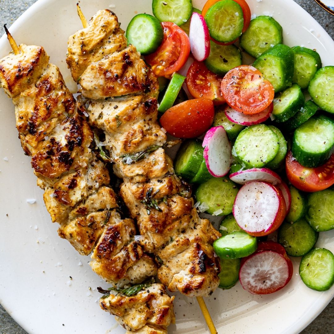 Chicken Kebabs 5kg (50x100g)